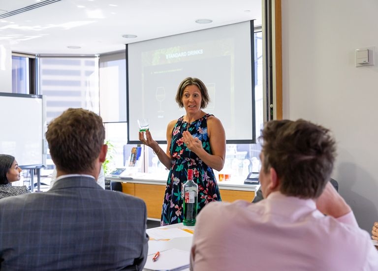 Jude Walter leading a workshop